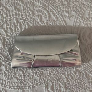 Elegant Silver Clutch Bag